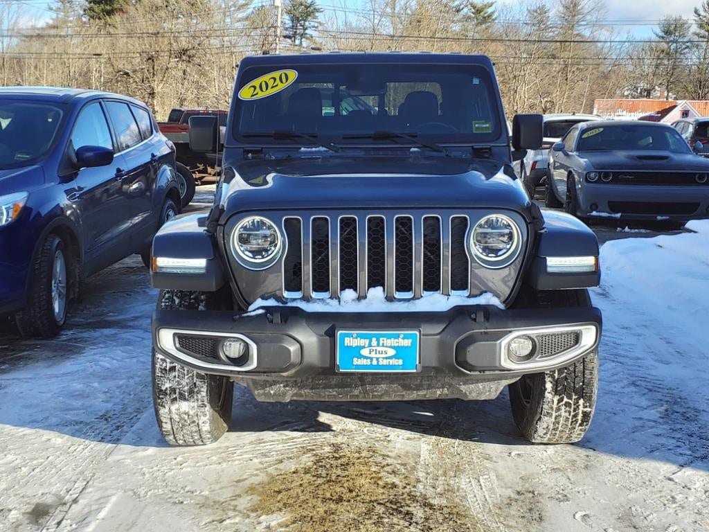 Used 2020 Jeep Gladiator Overland with VIN 1C6HJTFG7LL172686 for sale in South Paris, ME