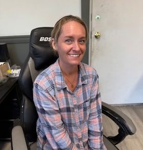 Staff member Samantha Strout from e7223fc6ec32