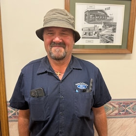 Staff member Ezra 'Plum' Potter from e7223fc6ec32