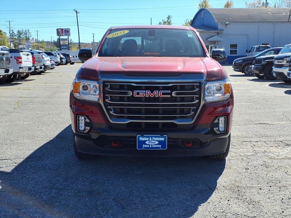 Used 2021 GMC Canyon 4WD AT4 w/Cloth 4WD Crew Cab 128 AT4 w/Cloth