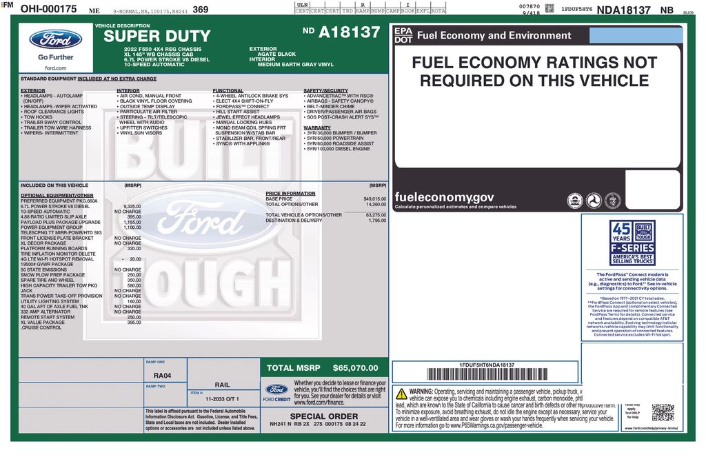 2022 Ford F-550 Super Duty Chassis Cab XL - Photo 23