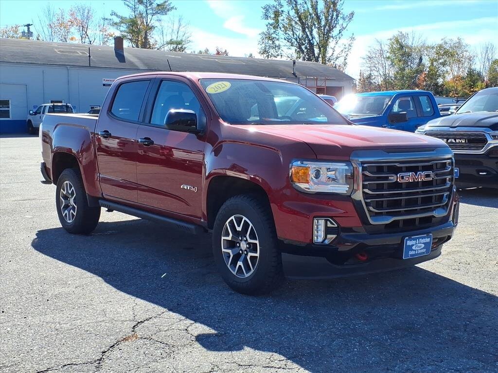 Used 2021 GMC Canyon 4WD AT4 w/Cloth 4WD Crew Cab 128 AT4 w/Cloth