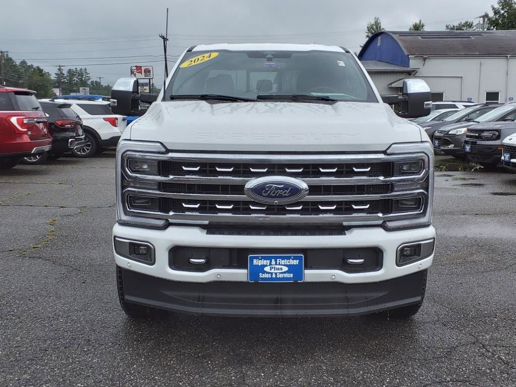 Used 2024 Ford F-350 Super Duty Platinum with VIN 1FT8W3BM5RED02516 for sale in South Paris, ME