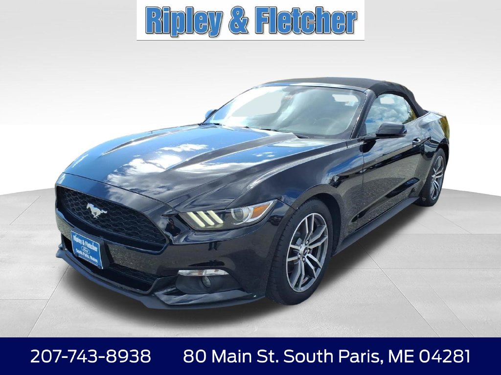Used 2017 Ford Mustang EcoBoost Premium with VIN 1FATP8UH2H5334350 for sale in Paris, ME