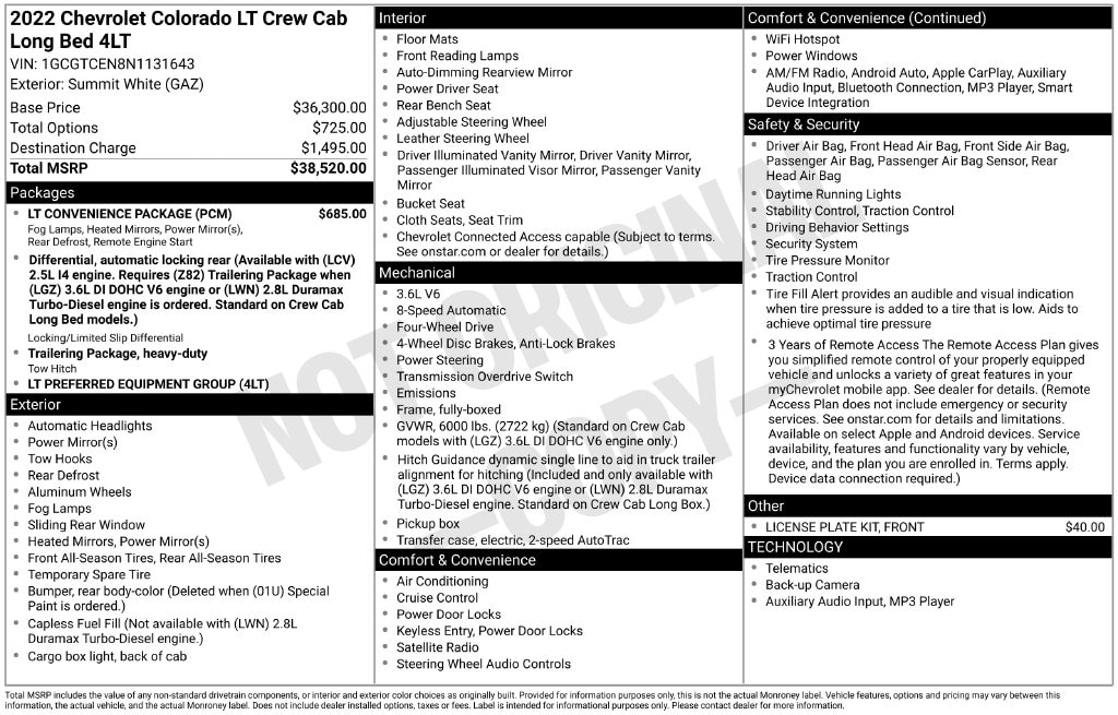 2022 Chevrolet Colorado LT - Photo 22
