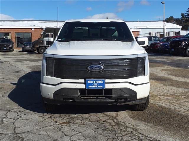 Used 2022 Ford F-150 Lightning Platinum with VIN 1FT6W1EV5NWG10208 for sale in South Paris, ME