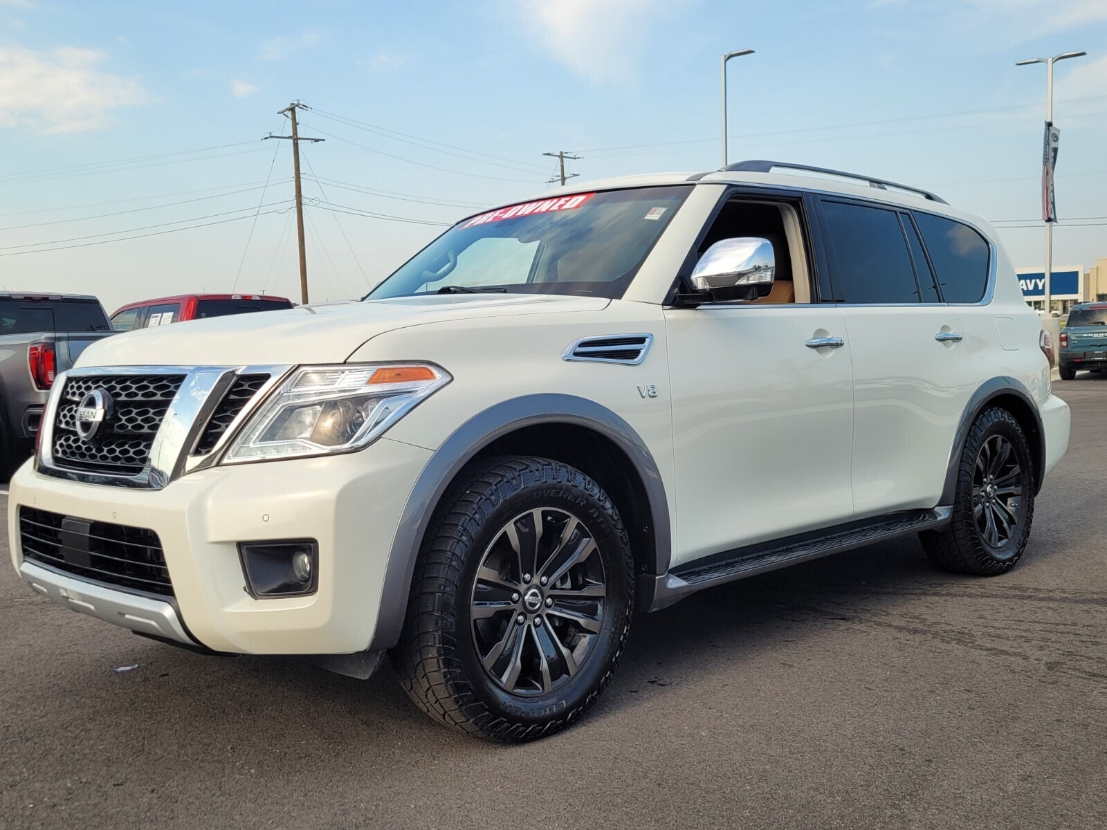 Used 2017 Nissan Armada Platinum with VIN JN8AY2NF3H9301685 for sale in Searcy, AR