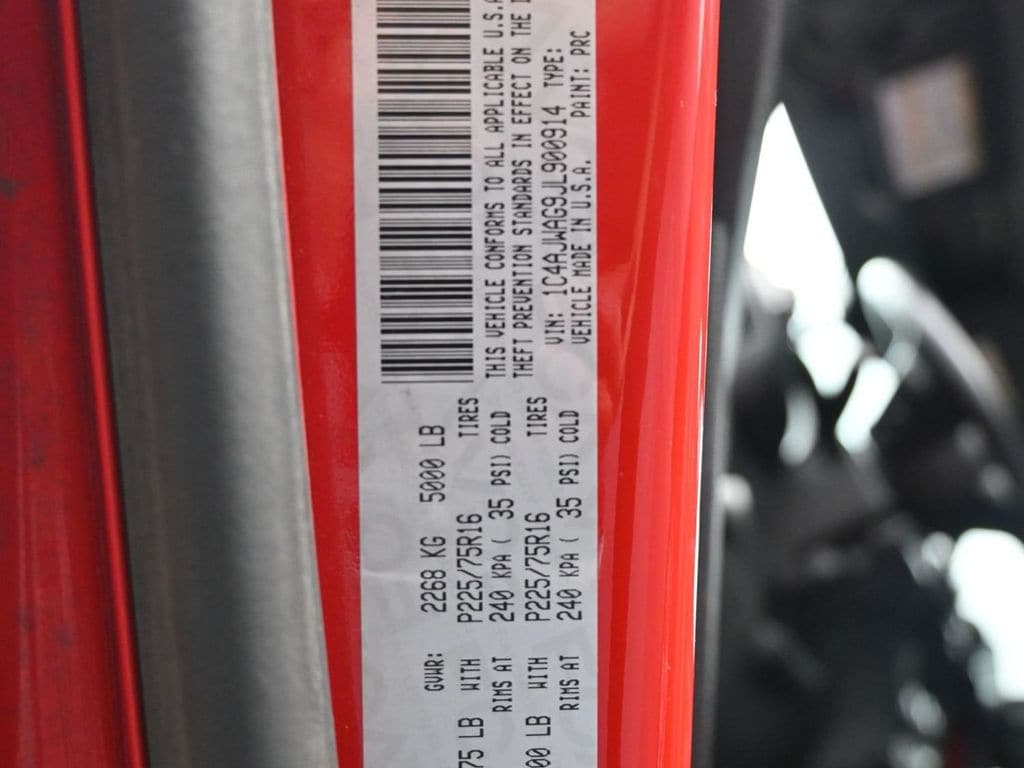 Used 2018 Jeep Wrangler JK Sport with VIN 1C4AJWAG9JL900914 for sale in Goshen, NY