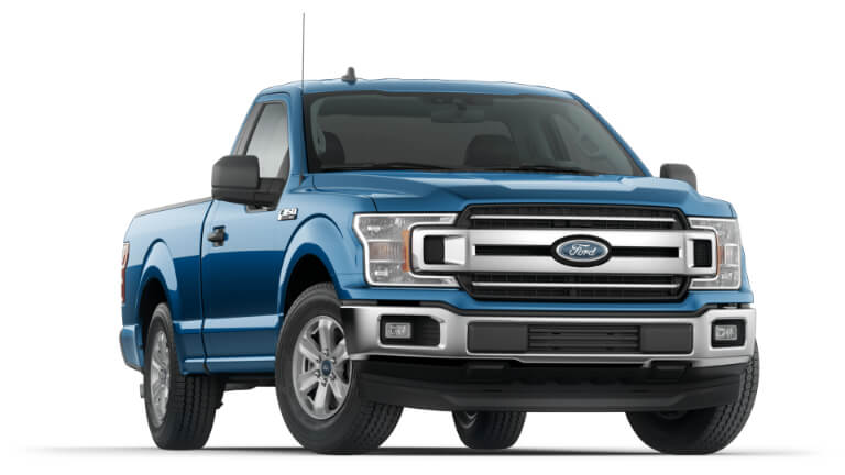 2020 Ford F150 XLT in blue
