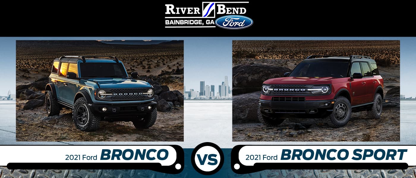 Ford Bronco vs. Bronco Sport What are the Differences?