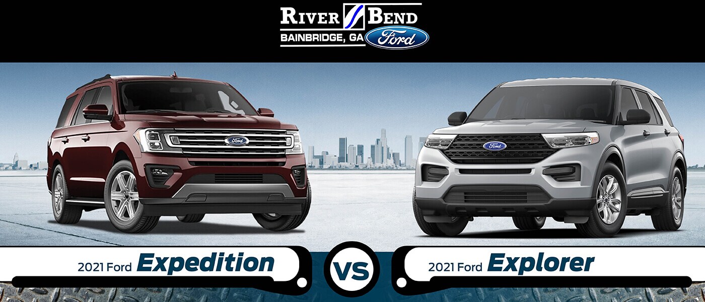 2021 Ford Expedition vs 2021 Ford Explorer