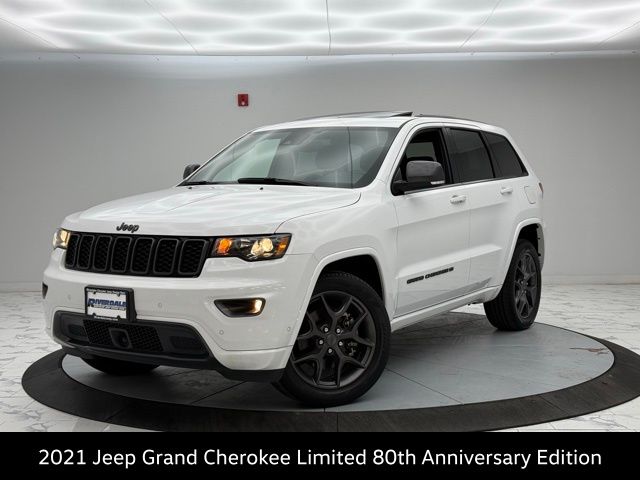 Used 2021 Jeep Grand Cherokee 80th Edition with VIN 1C4RJFBG3MC732788 for sale in Bronx, NY