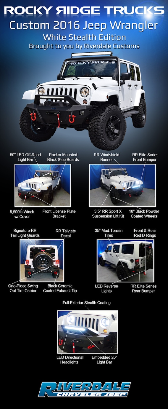 Rocky Ridge Custom Stealth Wrangler | Riverdale Chrysler Jeep Dodge Ram