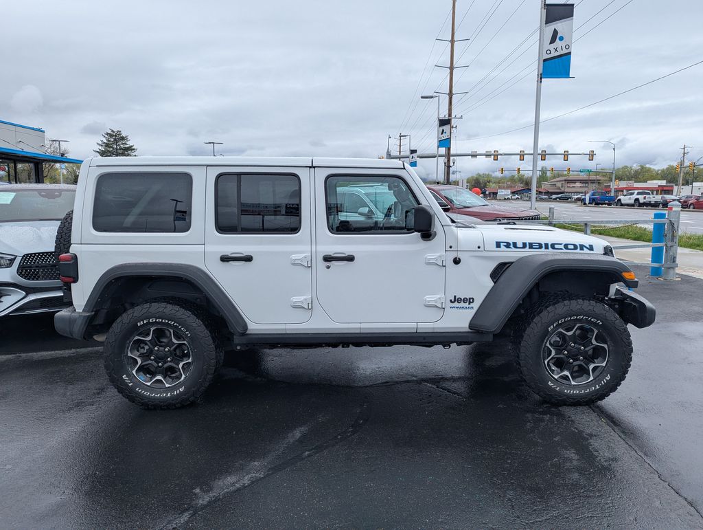 Used 2021 Jeep Wrangler Unlimited Rubicon 4XE with VIN 1C4JJXR67MW674795 for sale in Riverdale, UT