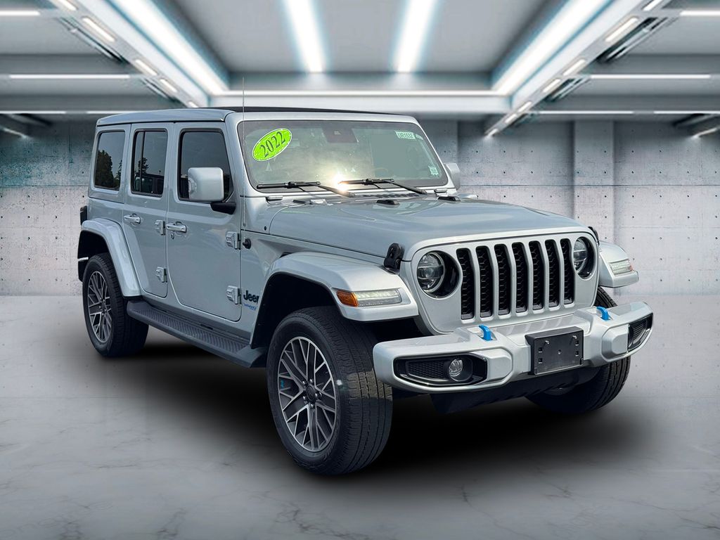 Used 2022 Jeep Wrangler Unlimited High Altitude 4XE with VIN 1C4JJXP63NW215185 for sale in Riverhead, NY
