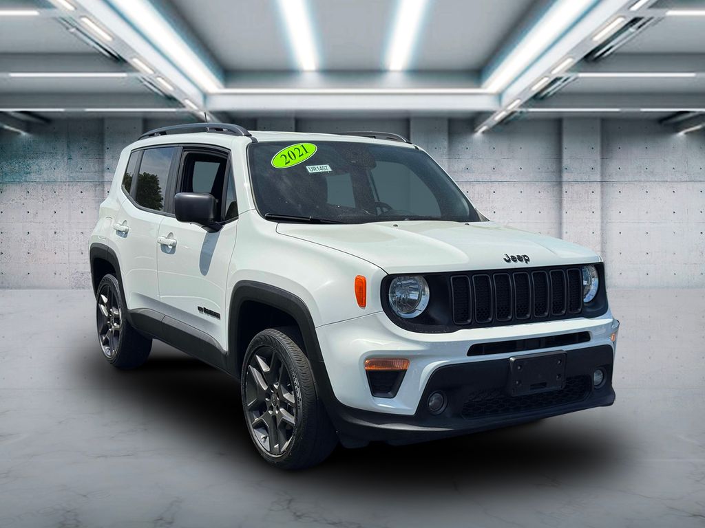 Used 2021 Jeep Renegade 80TH Edition with VIN ZACNJDBB7MPM65039 for sale in Riverhead, NY