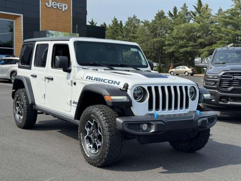 Used 2022 Jeep Wrangler Unlimited Rubicon 4XE with VIN 1C4JJXR6XNW215584 for sale in Riverhead, NY