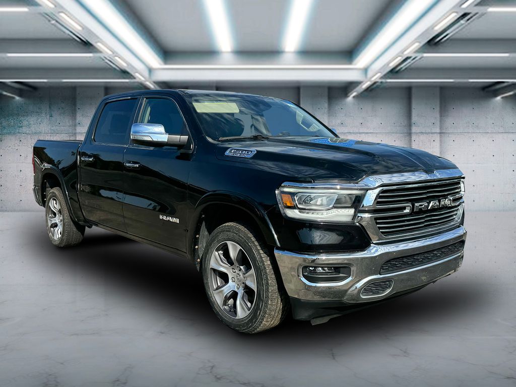Used 2021 RAM Ram 1500 Pickup Laramie with VIN 1C6SRFJT9MN636779 for sale in Riverhead, NY