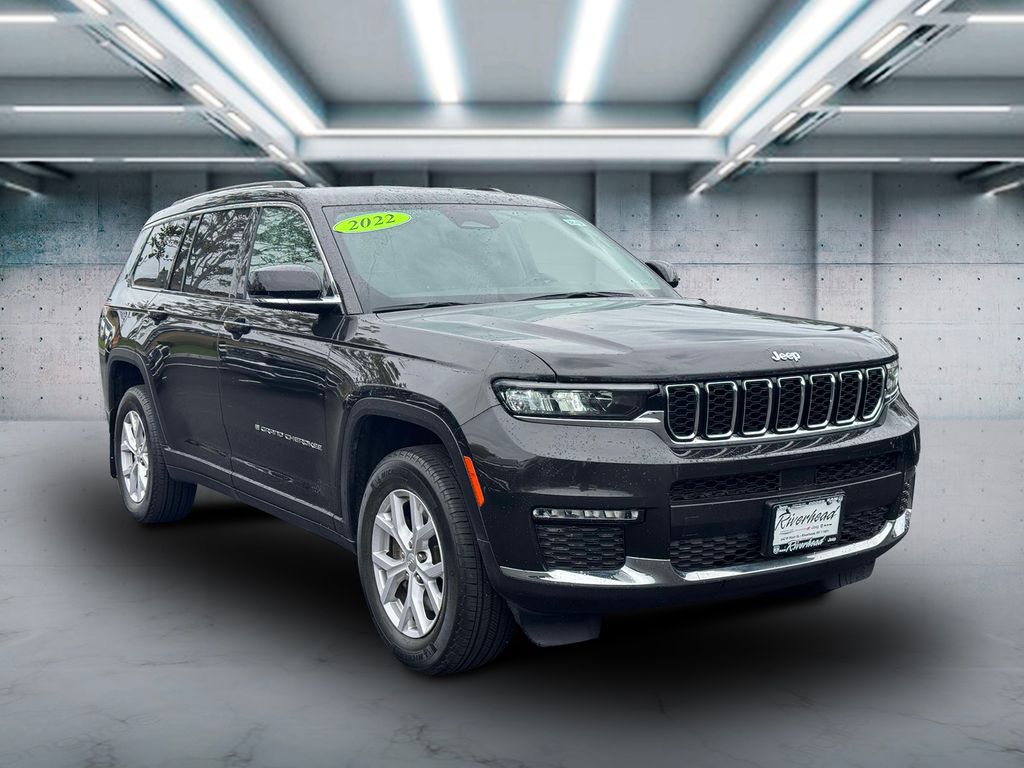 Used 2022 Jeep Grand Cherokee L Limited with VIN 1C4RJKBG9N8536495 for sale in Riverhead, NY