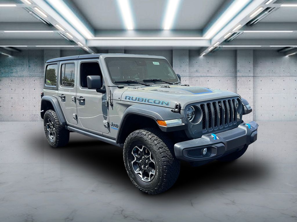 Used 2022 Jeep Wrangler Unlimited Rubicon 4XE with VIN 1C4JJXR68NW189325 for sale in Riverhead, NY