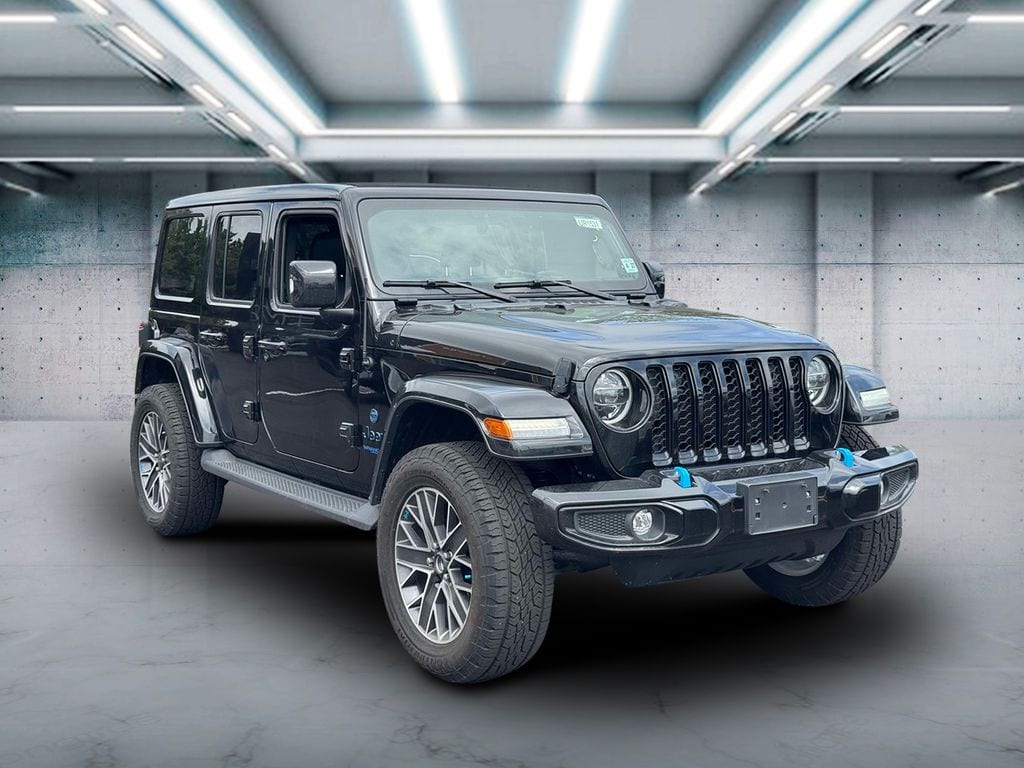 Used 2022 Jeep Wrangler Unlimited High Altitude 4XE with VIN 1C4JJXP68NW113414 for sale in Riverhead, NY