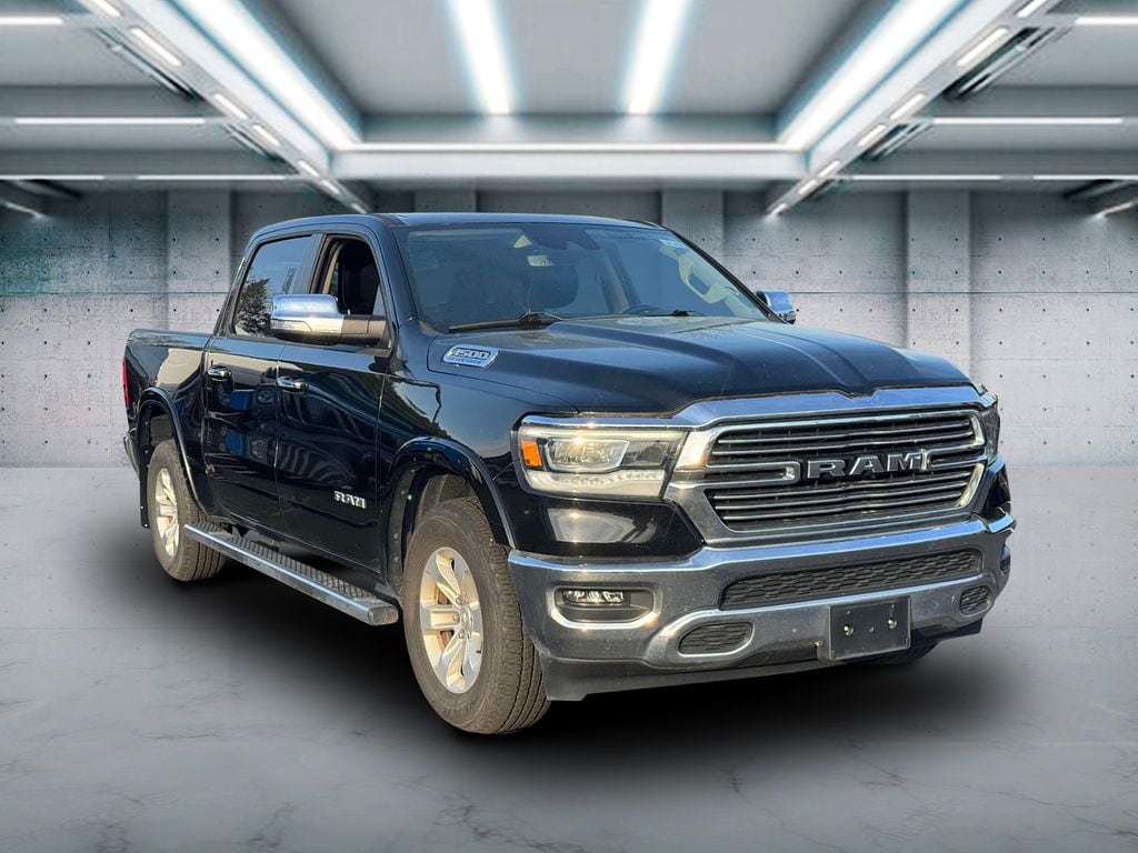 Used 2021 RAM Ram 1500 Pickup Laramie with VIN 1C6SRFJT3MN626944 for sale in Riverhead, NY