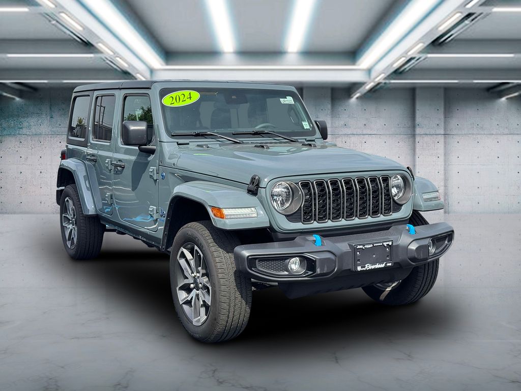 Used 2024 Jeep Wrangler 4xe Sports S 4XE with VIN 1C4RJXN69RW161760 for sale in Riverhead, NY