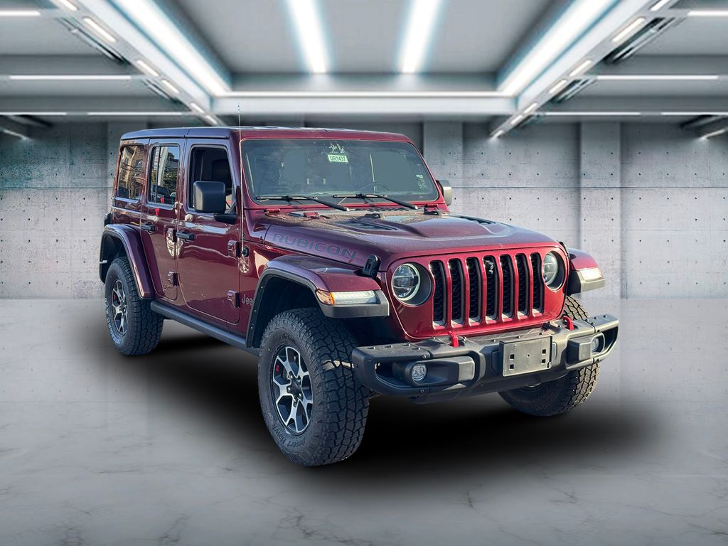 Used 2021 Jeep Wrangler Unlimited Rubicon with VIN 1C4HJXFN3MW711190 for sale in Riverhead, NY