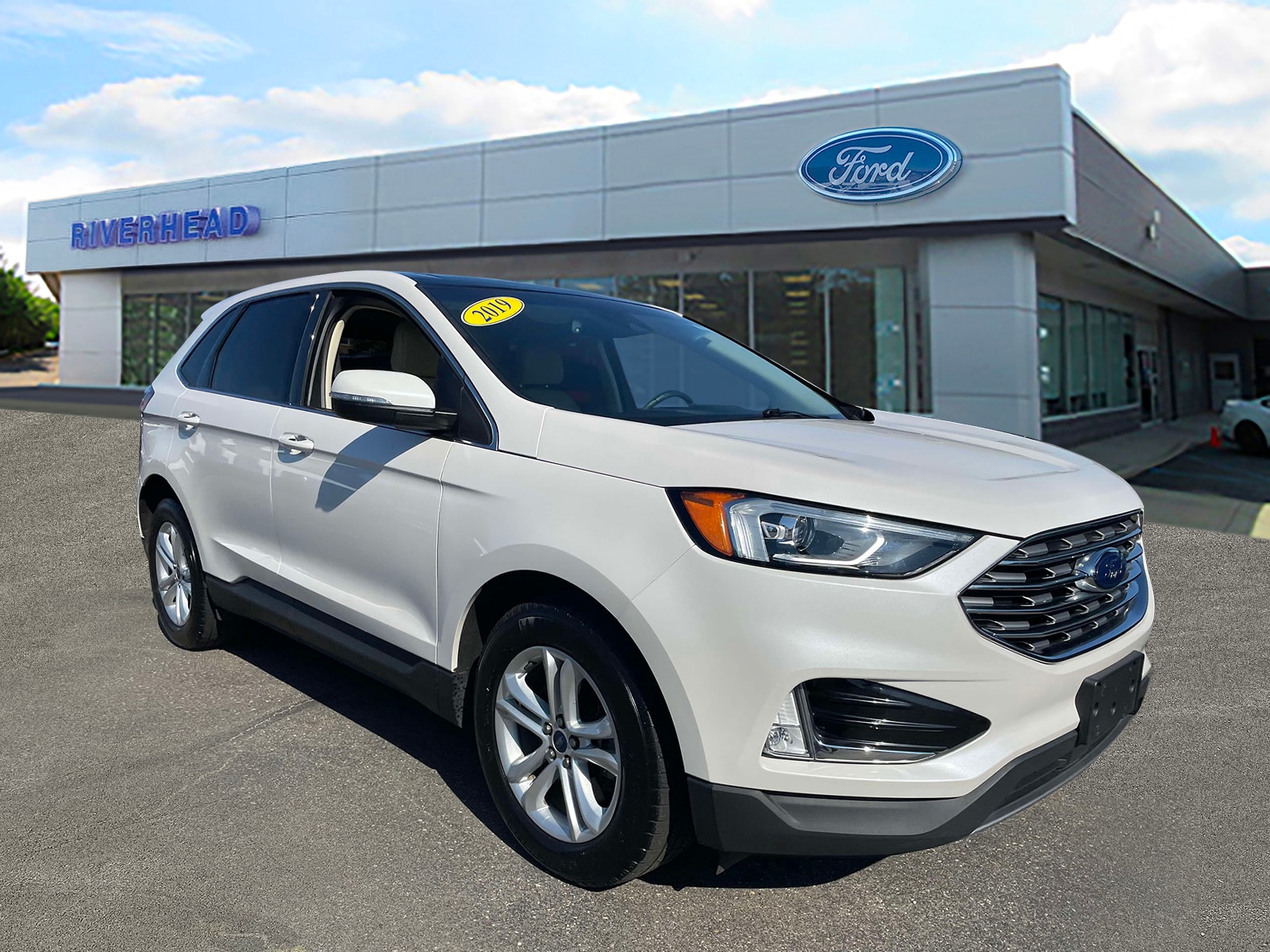 Used 2019 Ford Edge SEL with VIN 2FMPK4J95KBC67547 for sale in Riverhead, NY