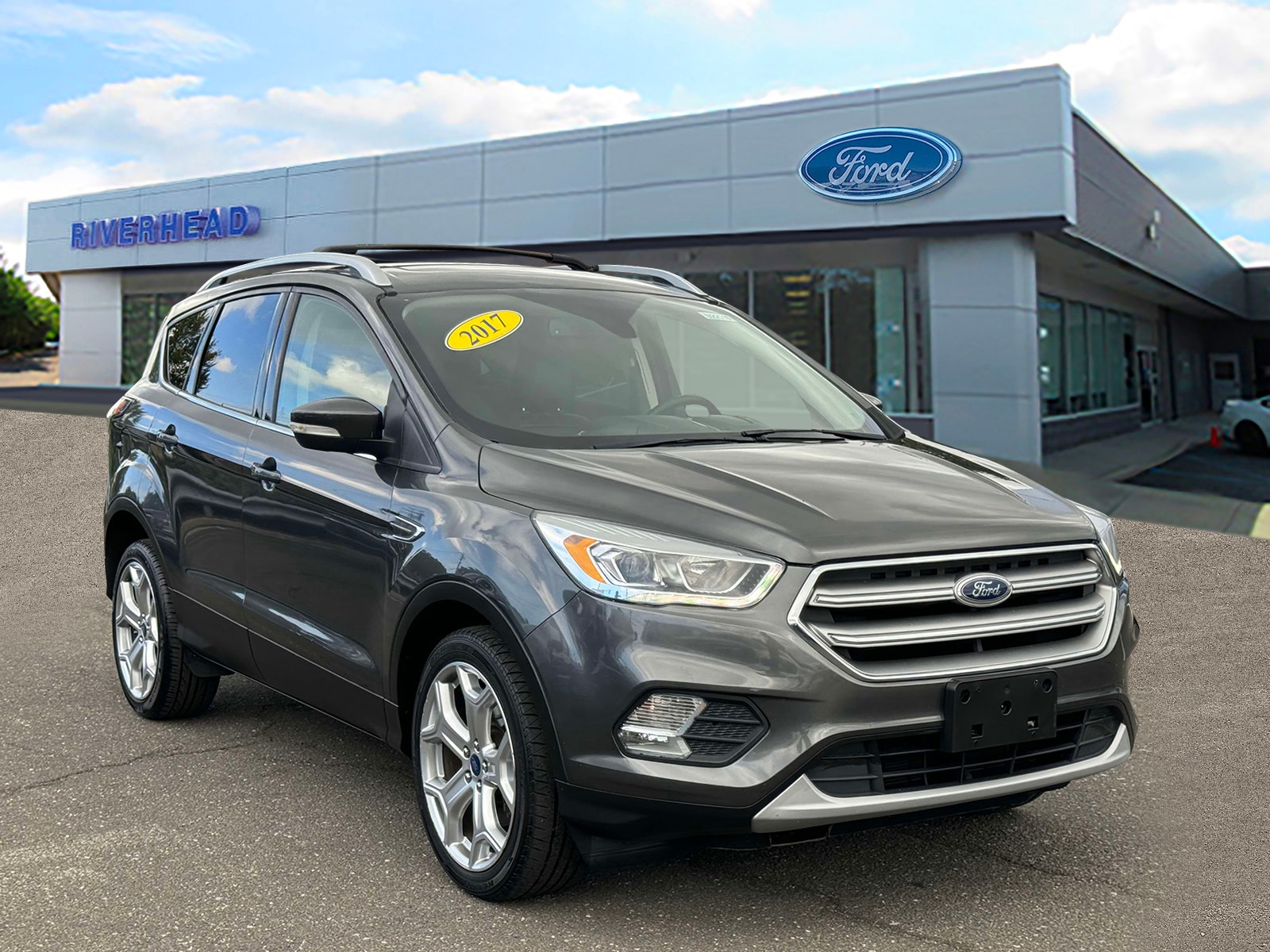 Used 2017 Ford Escape Titanium with VIN 1FMCU9JD0HUB11929 for sale in Riverhead, NY