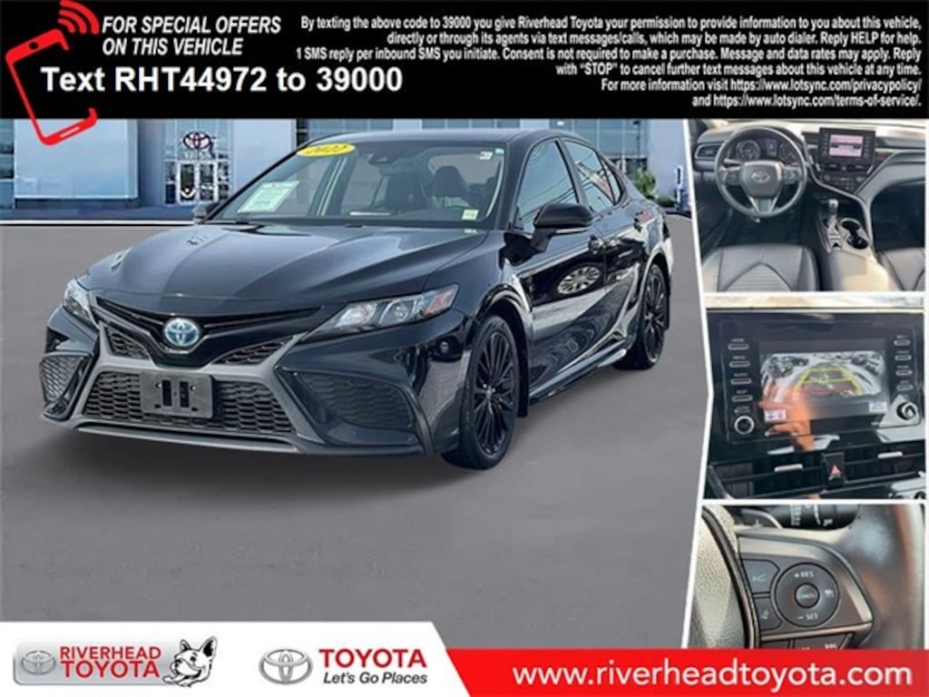 Used 2022 Toyota Camry Hybrid Nightshade Sedan