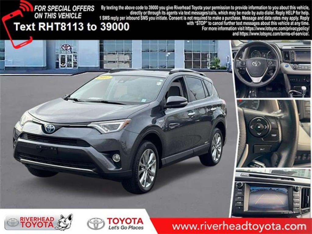 Used 2017 Toyota RAV4 Hybrid Limited SUV