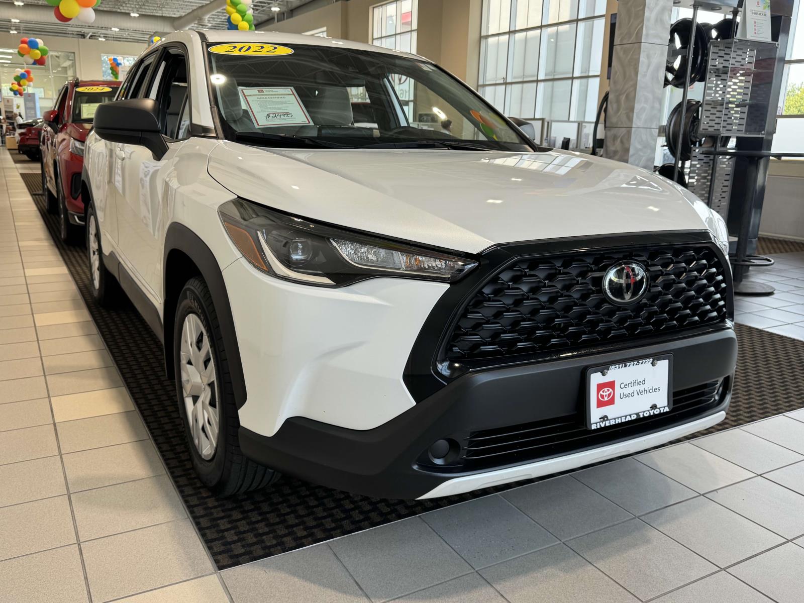 Certified 2022 Toyota Corolla Cross L with VIN 7MUAAABG2NV034453 for sale in Northfield, Minnesota