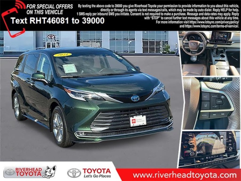 Used 2021 Toyota Sienna Platinum Minivan/Van