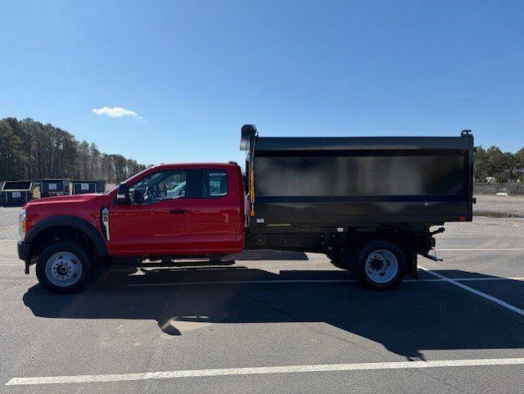 New 2024 Ford F-550SD XL 12' LANDSCAPE DUMP BODY Chassis