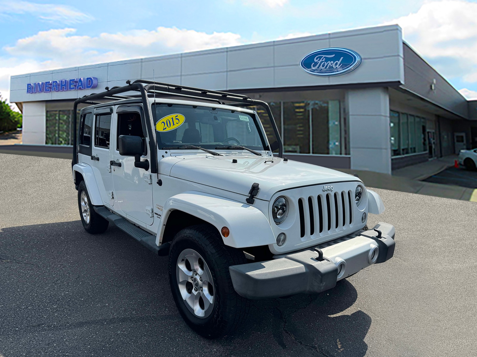 Used 2015 Jeep Wrangler Unlimited Sahara with VIN 1C4HJWEG2FL526372 for sale in Riverhead, NY