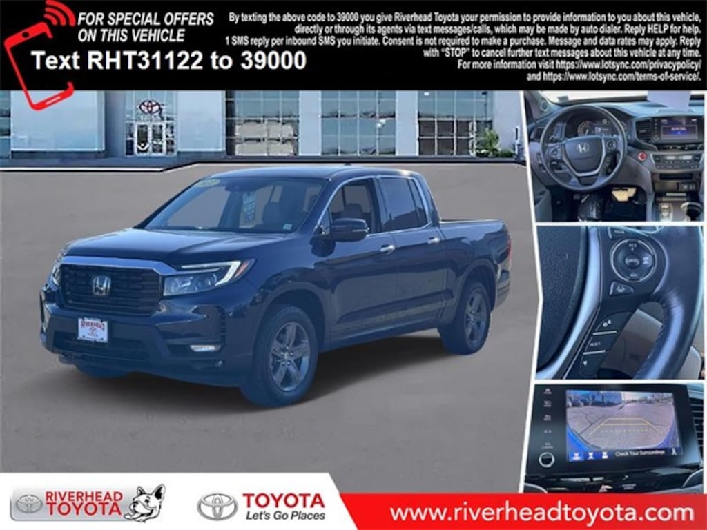 Used 2022 Honda Ridgeline RTL-E Truck
