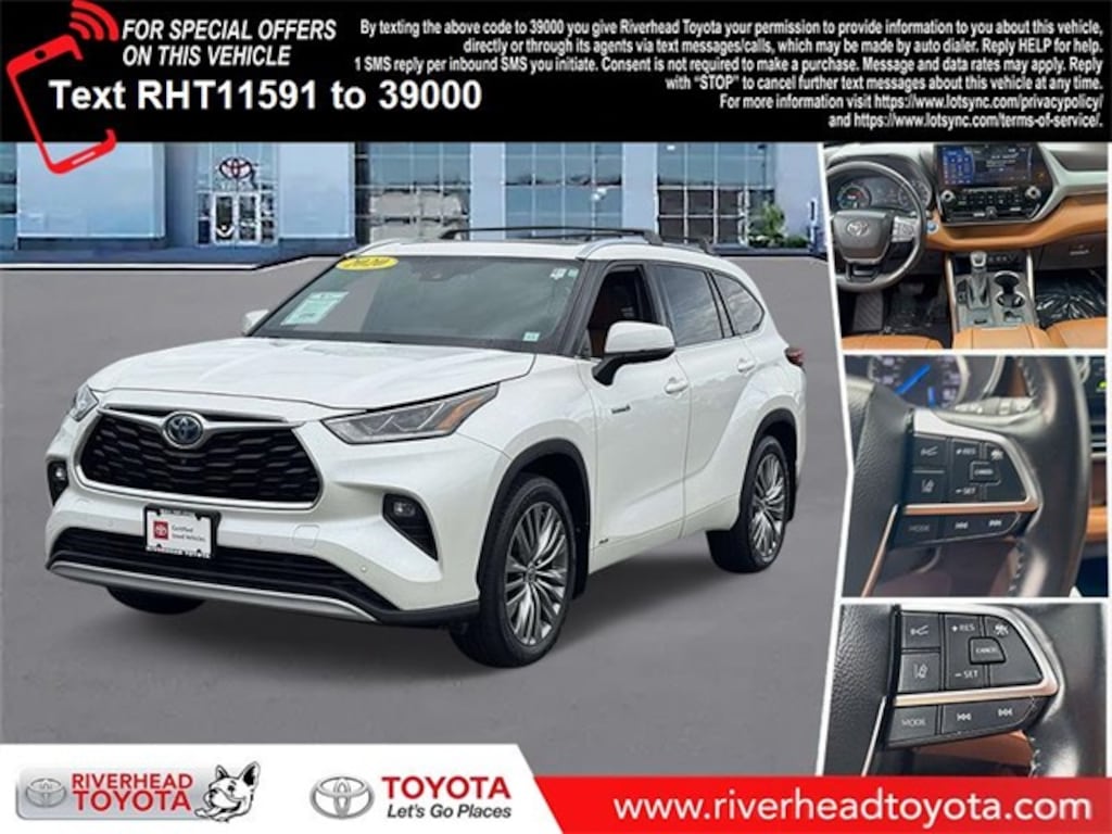 Used 2020 Toyota Highlander Hybrid Platinum SUV