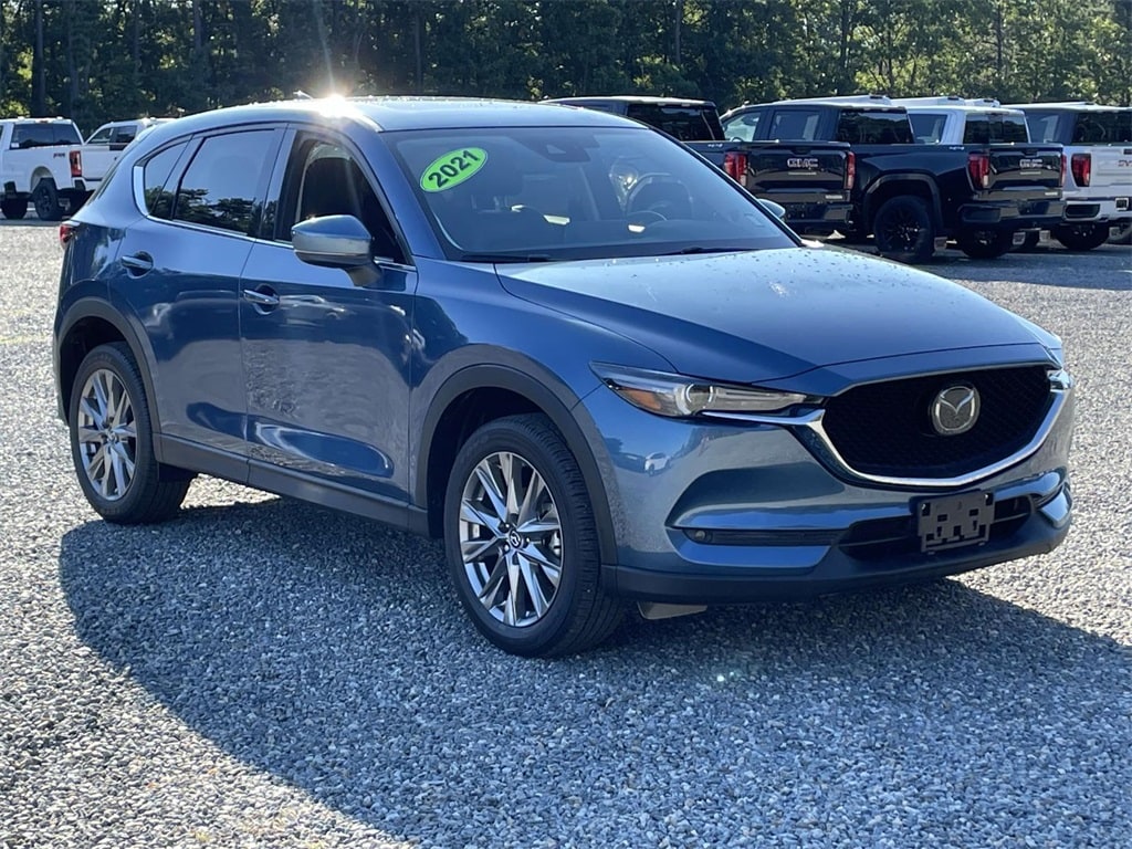 Used 2021 Mazda CX-5 Grand Touring with VIN JM3KFBDM9M0485462 for sale in Riverhead, NY