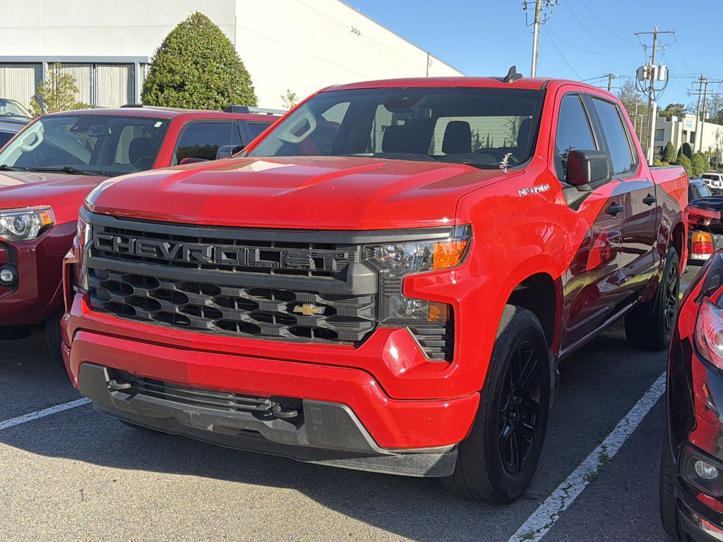 Used 2022 Chevrolet Silverado 1500 Custom with VIN 1GCPDBEKXNZ593667 for sale in Little Rock