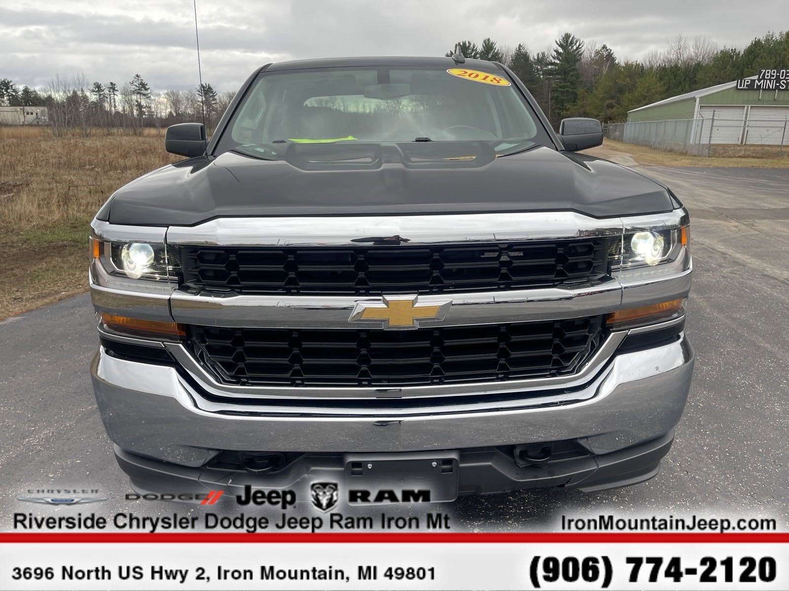 Certified 2018 Chevrolet Silverado 1500 LT with VIN 3GCUKREC1JG287204 for sale in Iron Mountain, MI