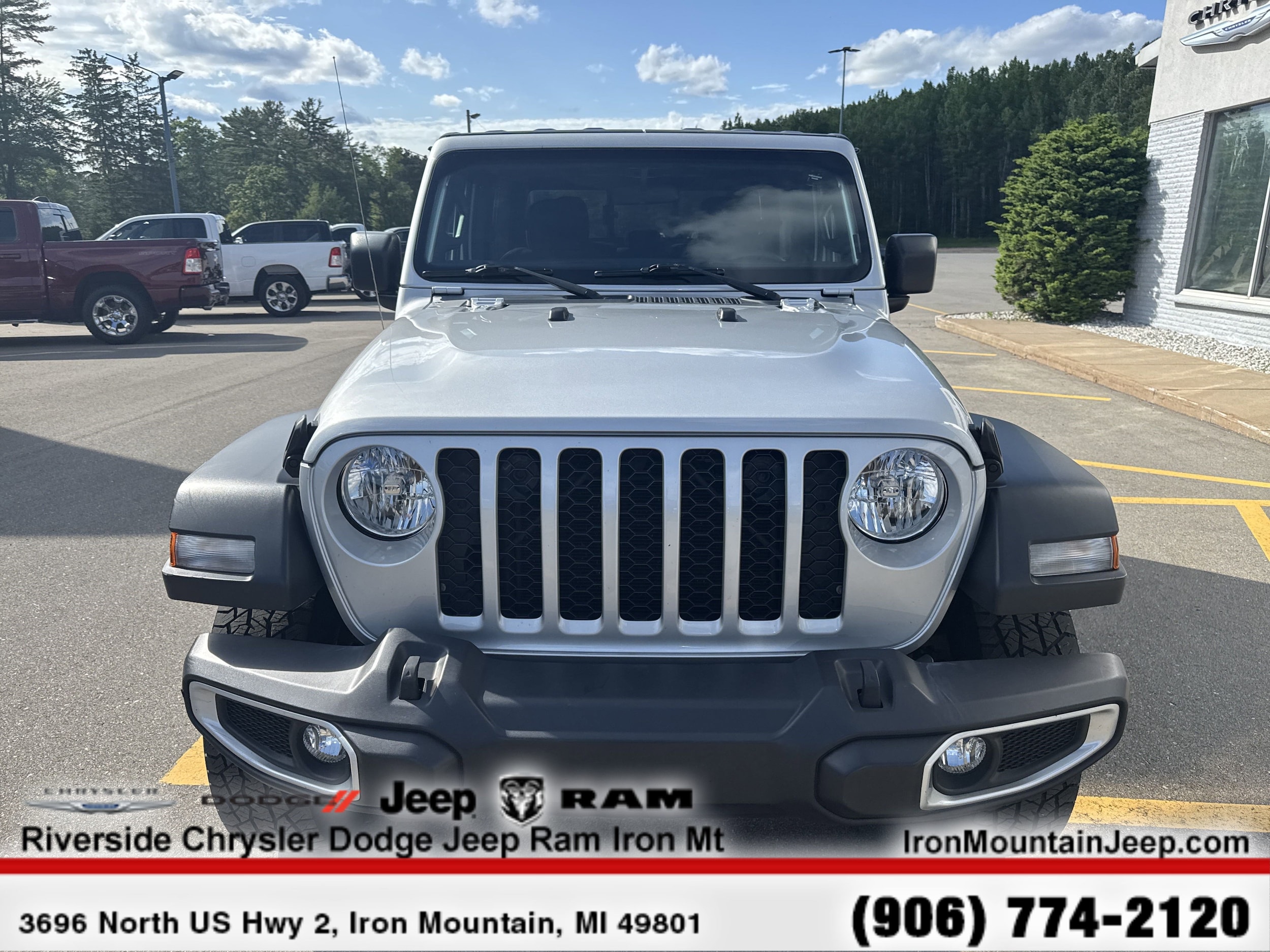 Certified 2023 Jeep Gladiator Sport S with VIN 1C6HJTAG2PL523680 for sale in Iron Mountain, MI