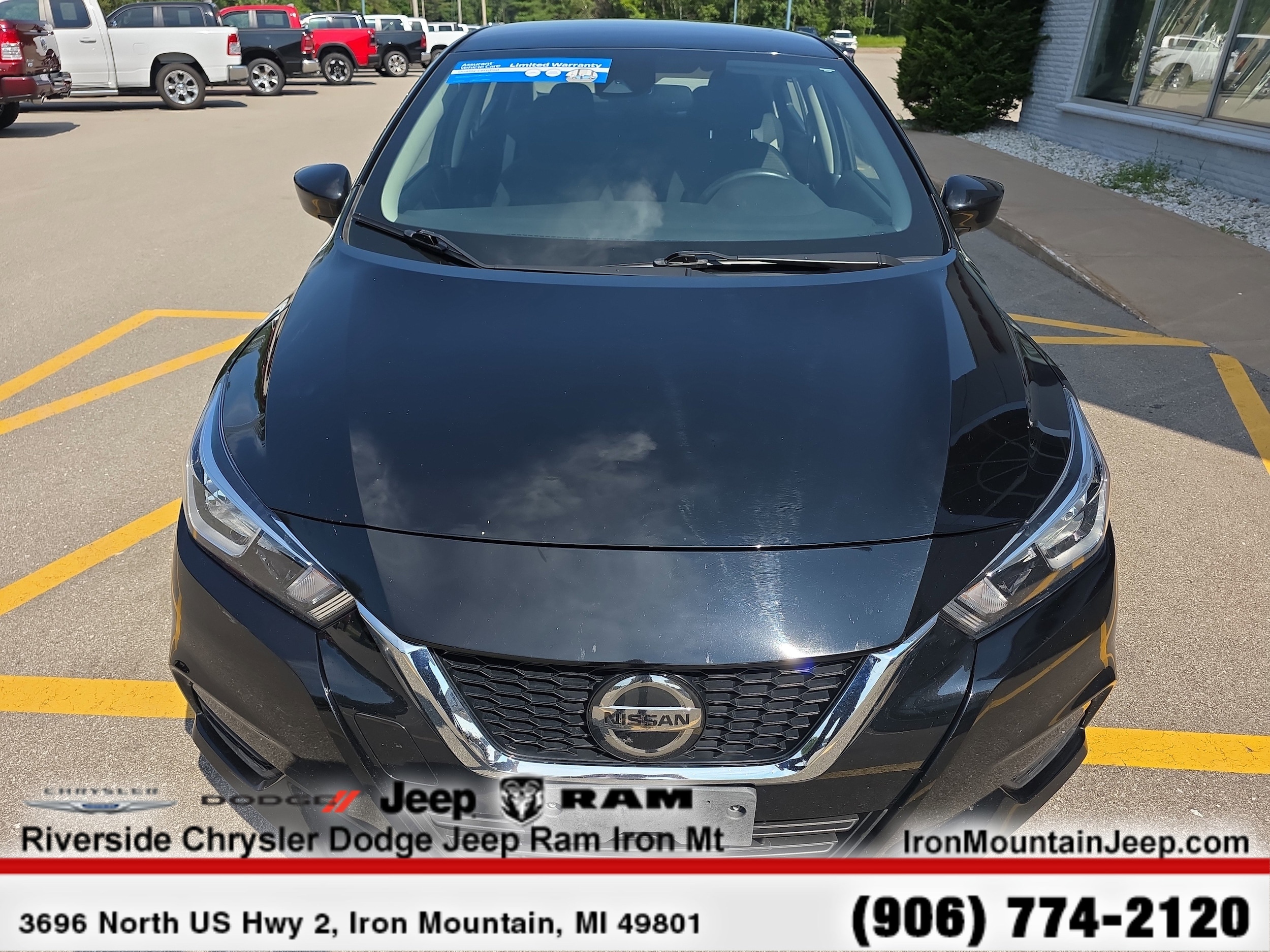 Certified 2022 Nissan Versa Sedan SV with VIN 3N1CN8EVXNL858414 for sale in Iron Mountain, MI