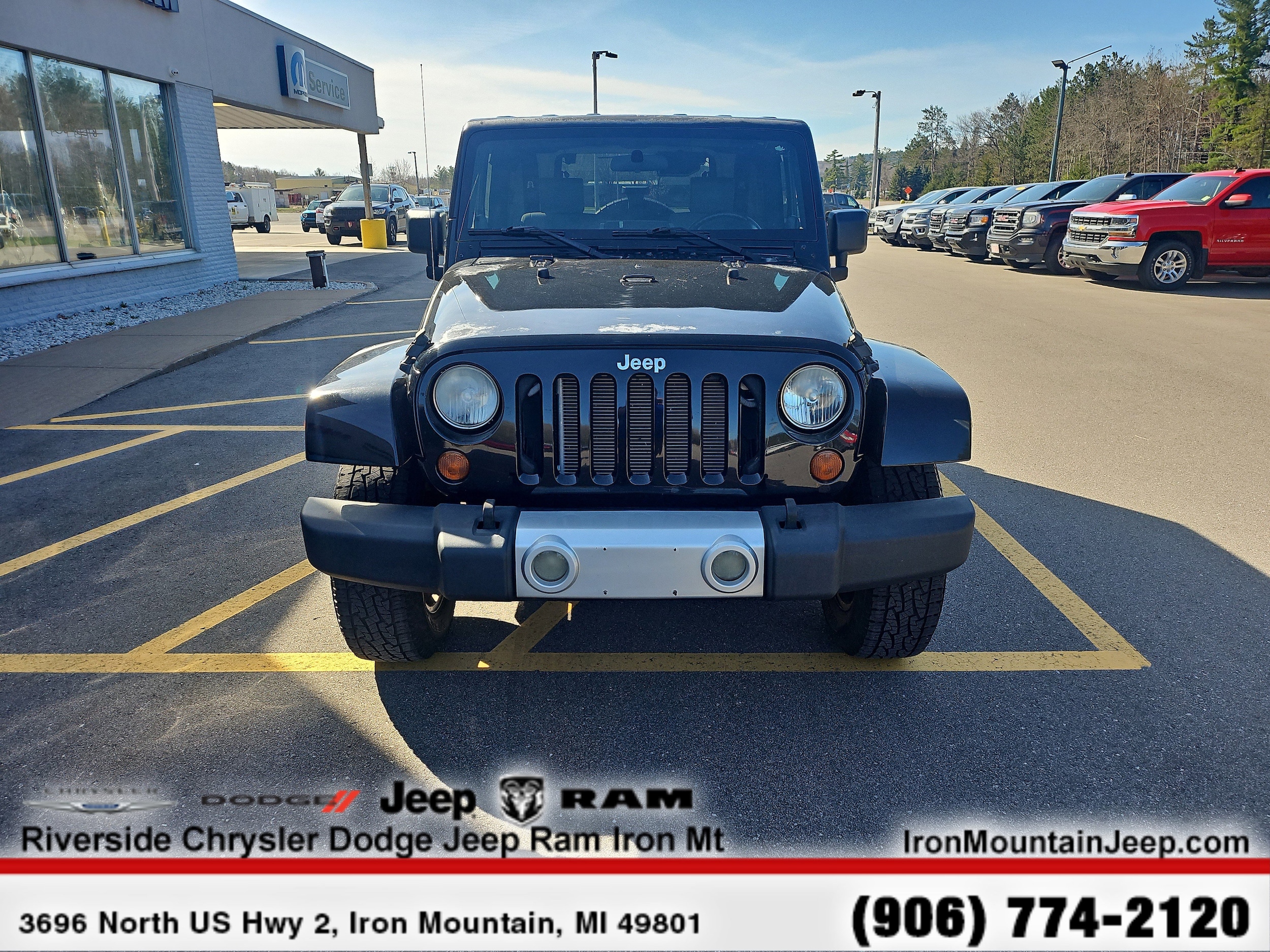 Used 2008 Jeep Wrangler Sahara with VIN 1J4FA54138L594546 for sale in Iron Mountain, MI