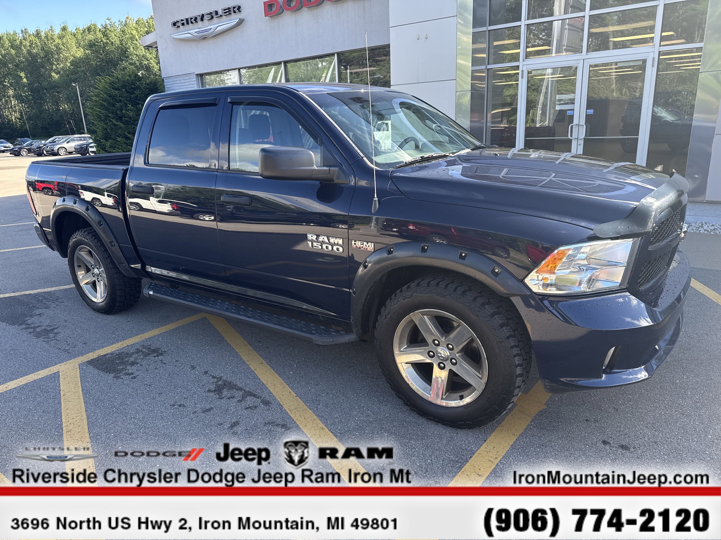 Used 2015 RAM Ram 1500 Pickup Express with VIN 1C6RR7KT3FS526950 for sale in Iron Mountain, MI