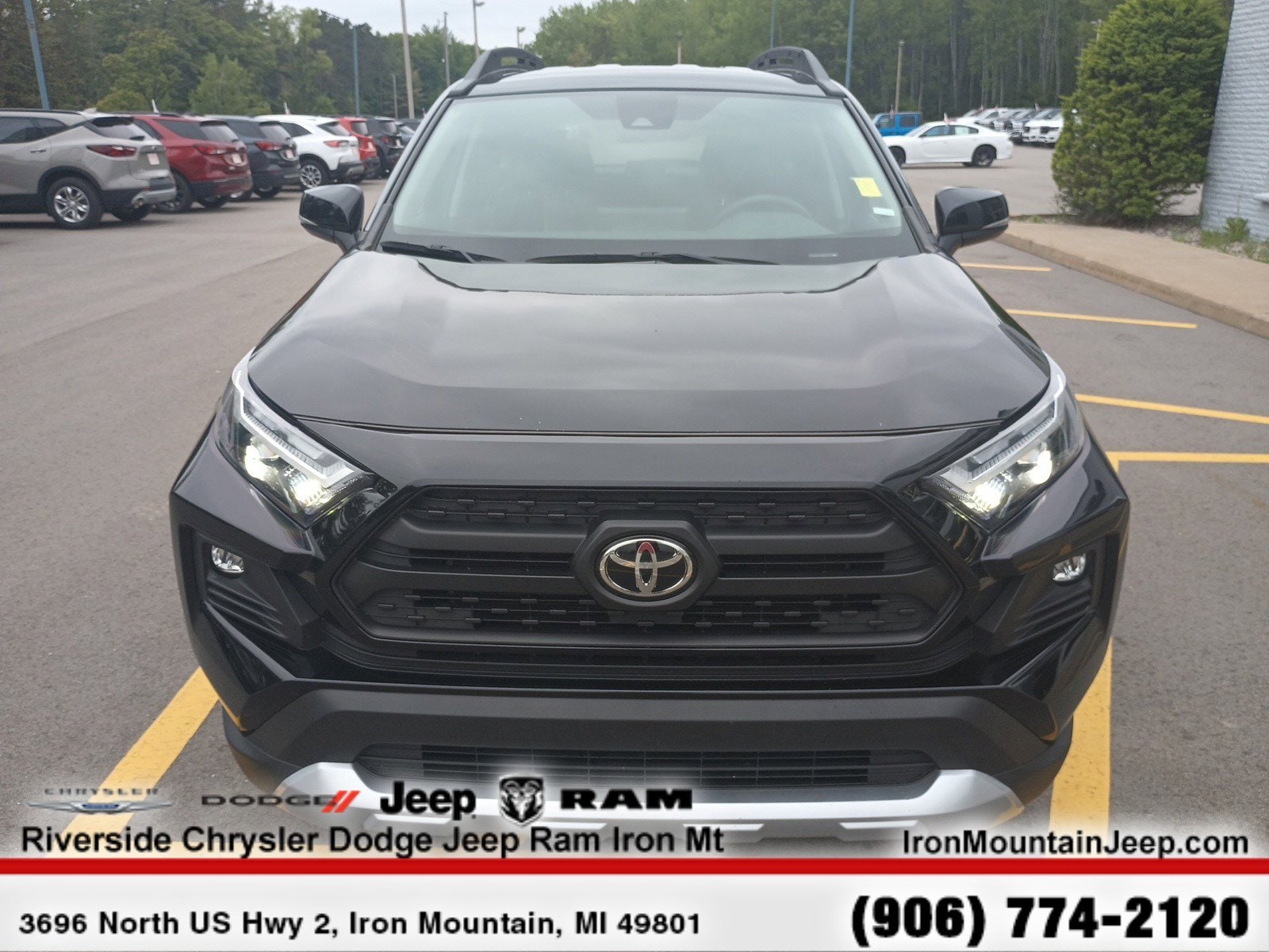 Certified 2022 Toyota RAV4 Adventure with VIN 2T3J1RFV0NW257042 for sale in Iron Mountain, MI