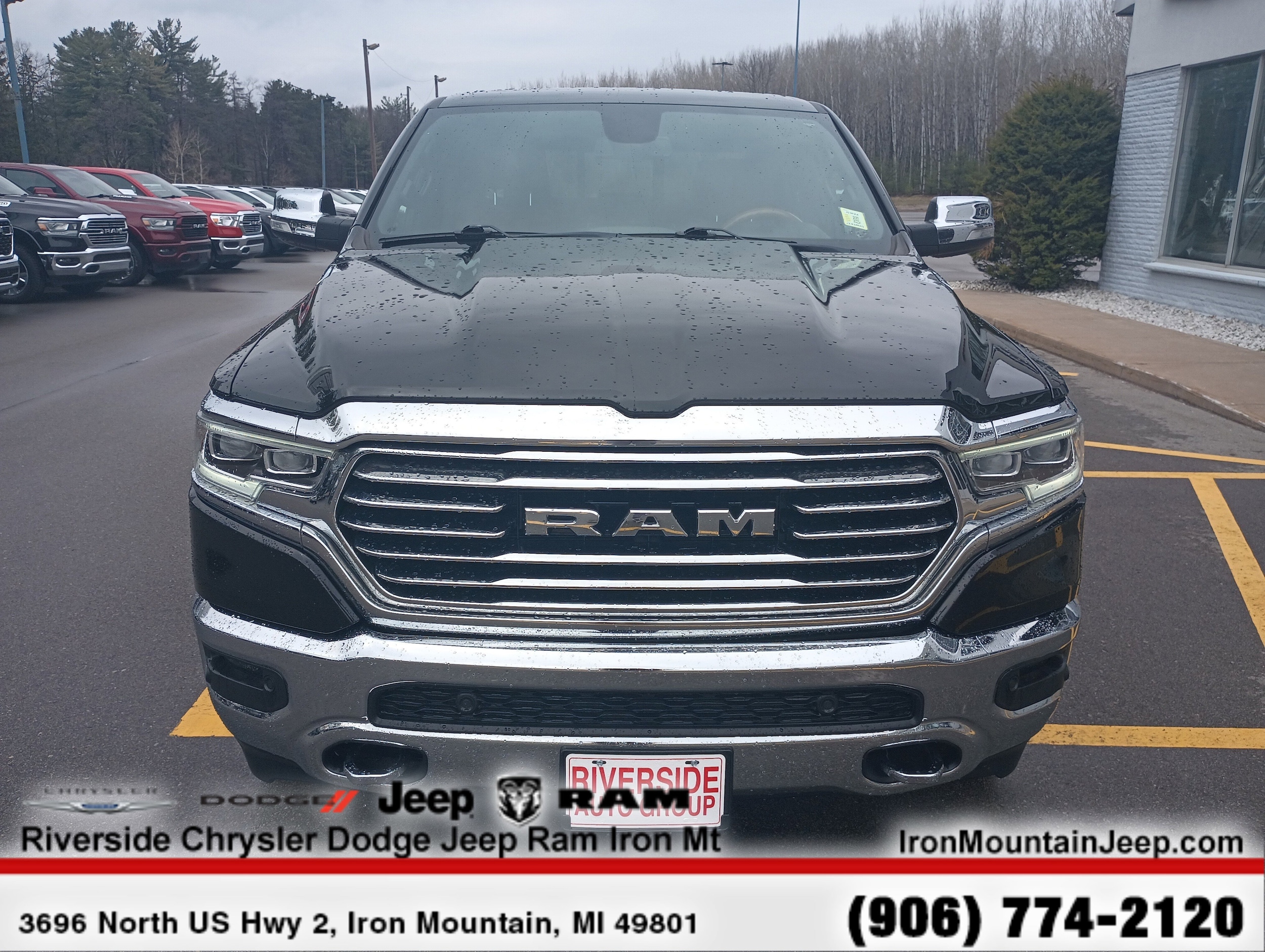 Certified 2020 RAM Ram 1500 Pickup Longhorn with VIN 1C6SRFKT7LN200753 for sale in Iron Mountain, MI