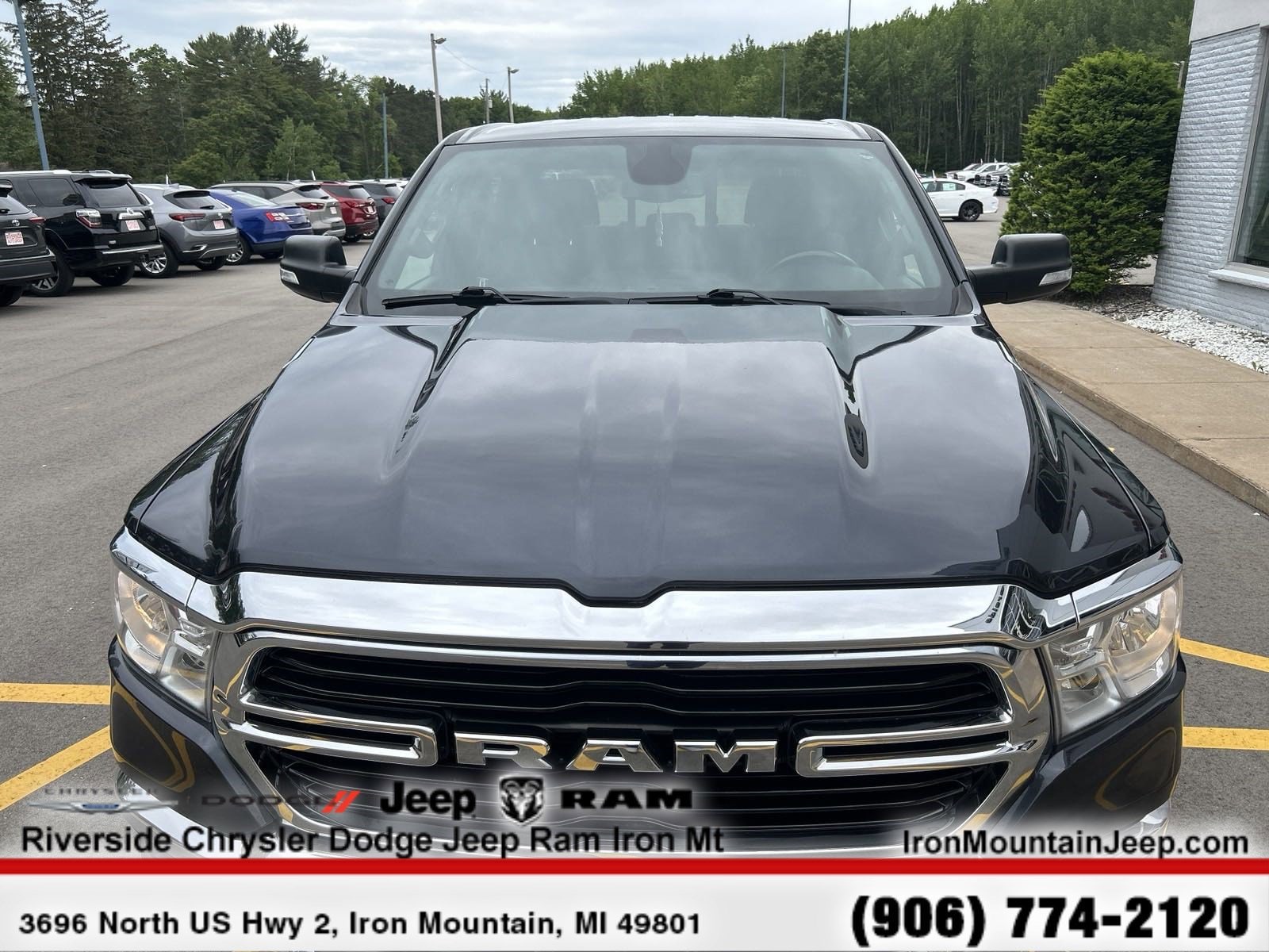 Used 2019 RAM Ram 1500 Pickup Big Horn/Lone Star with VIN 1C6RRFFG4KN647521 for sale in Iron Mountain, MI