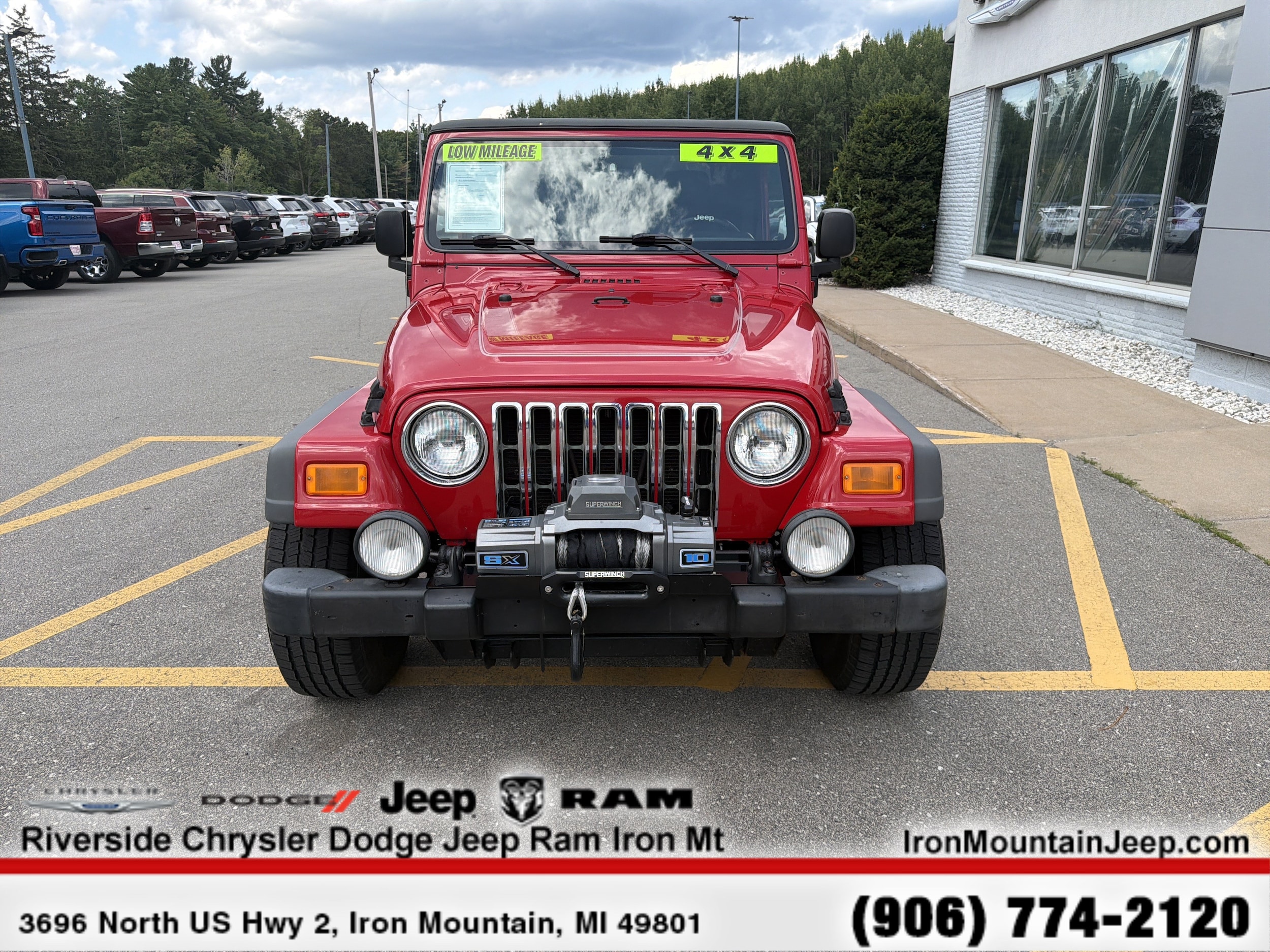 Used 2005 Jeep Wrangler Sport with VIN 1J4FA49S55P304212 for sale in Iron Mountain, MI