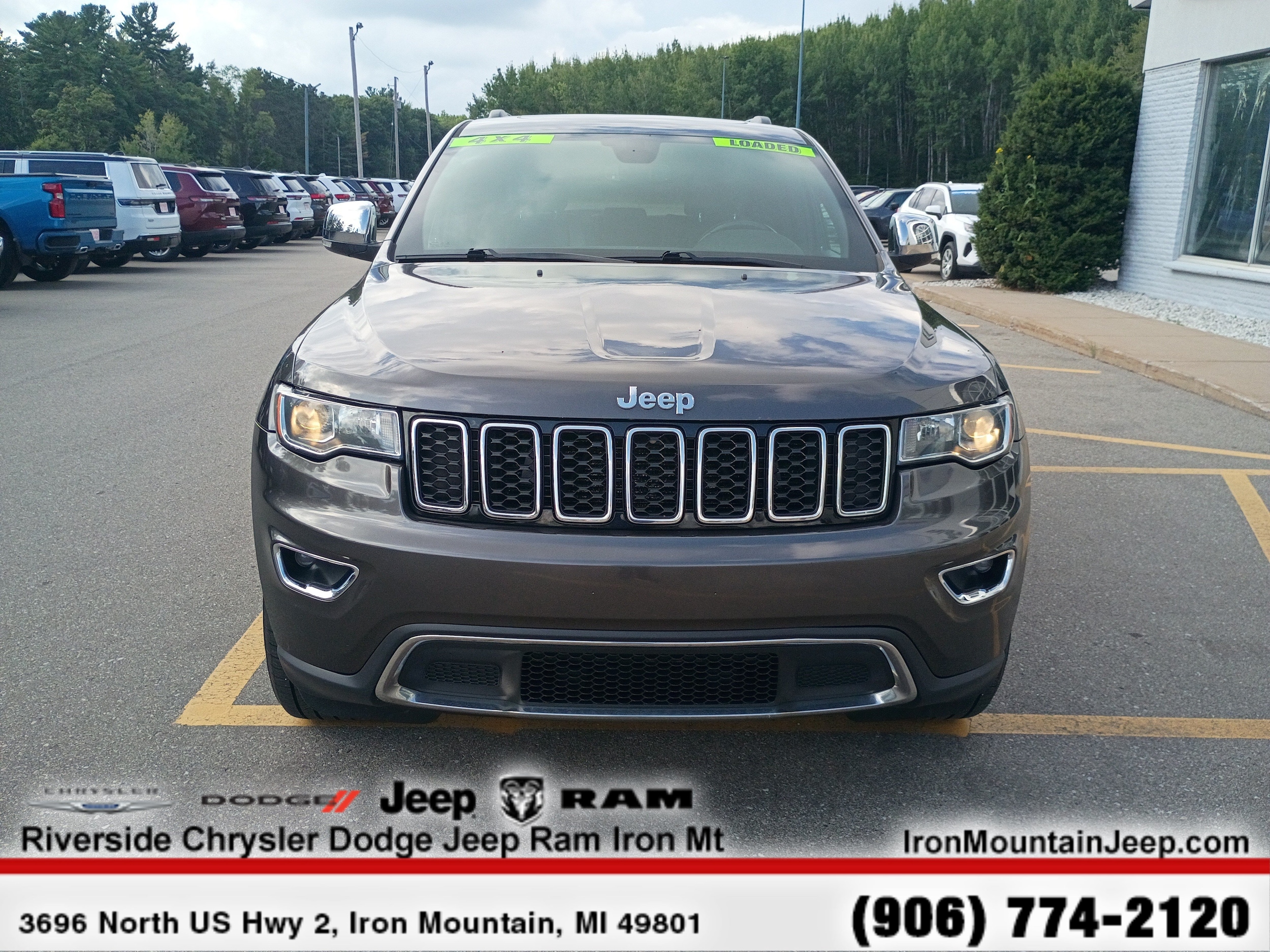 Used 2018 Jeep Grand Cherokee Limited with VIN 1C4RJFBG5JC505386 for sale in Iron Mountain, MI